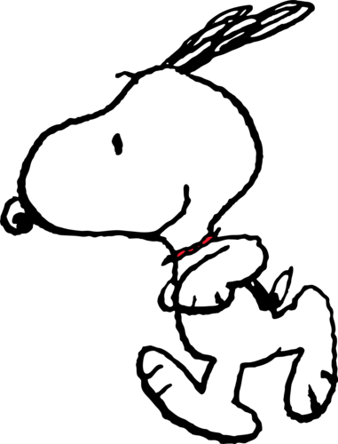 Running Snoopy